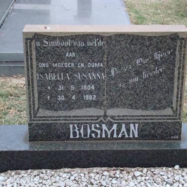 BOSMAN Isabella Susanna 1904-1982