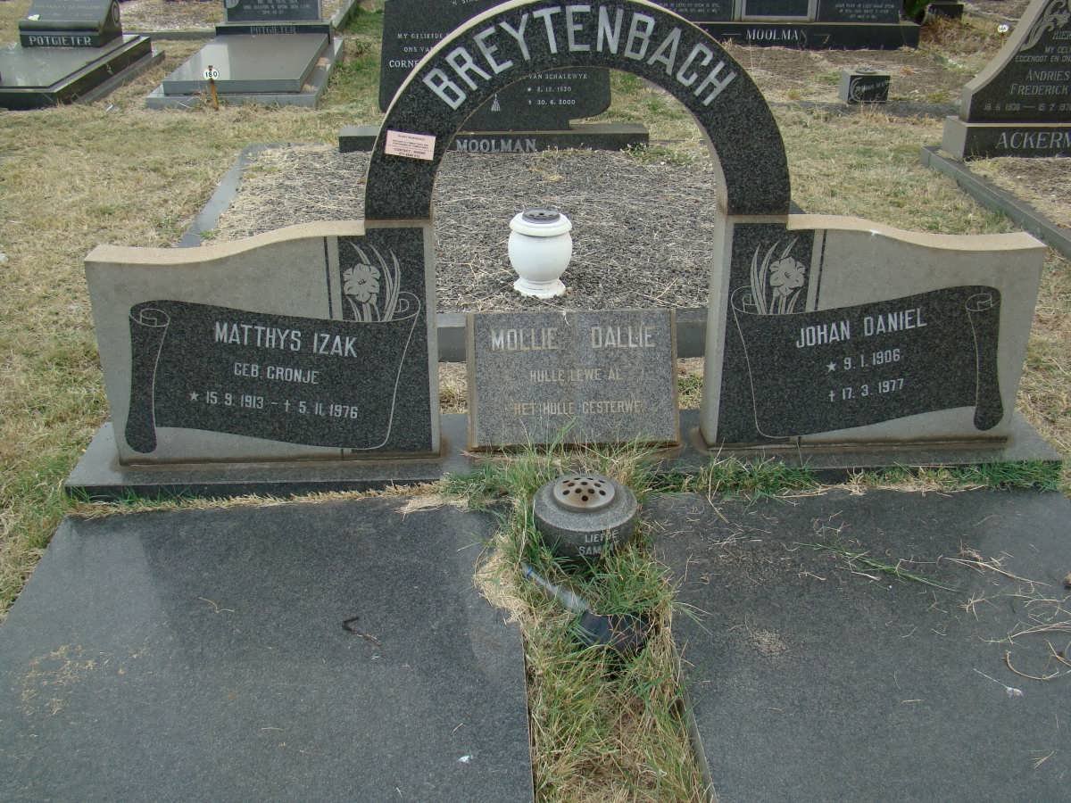BREYTENBACH Johan Daniel 1906-1977 &amp; Mattys Izak CRONJE 1913-1976