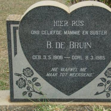 BRUIN B., de 1906-1965