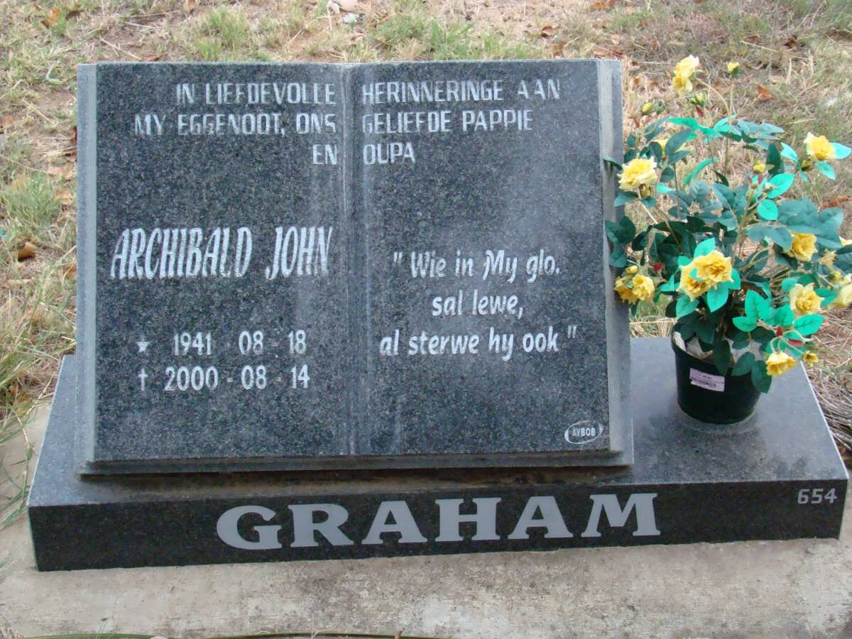 GRAHAM Archibald John 1941-2000
