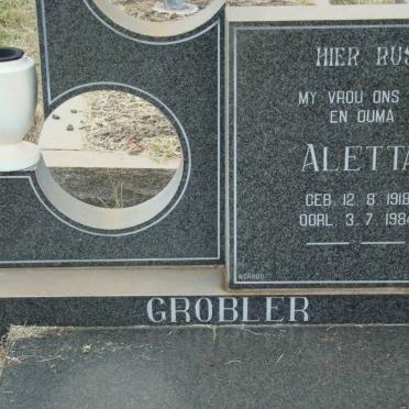 GROBLER Aletta 1918-1984
