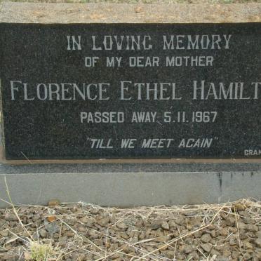 HAMILTON Florence Ethel -1967
