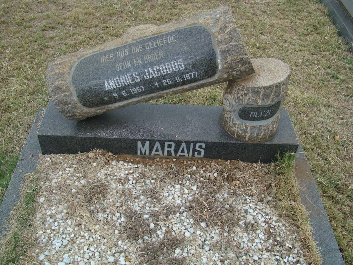 MARAIS Andries Jacobus 1957-1977