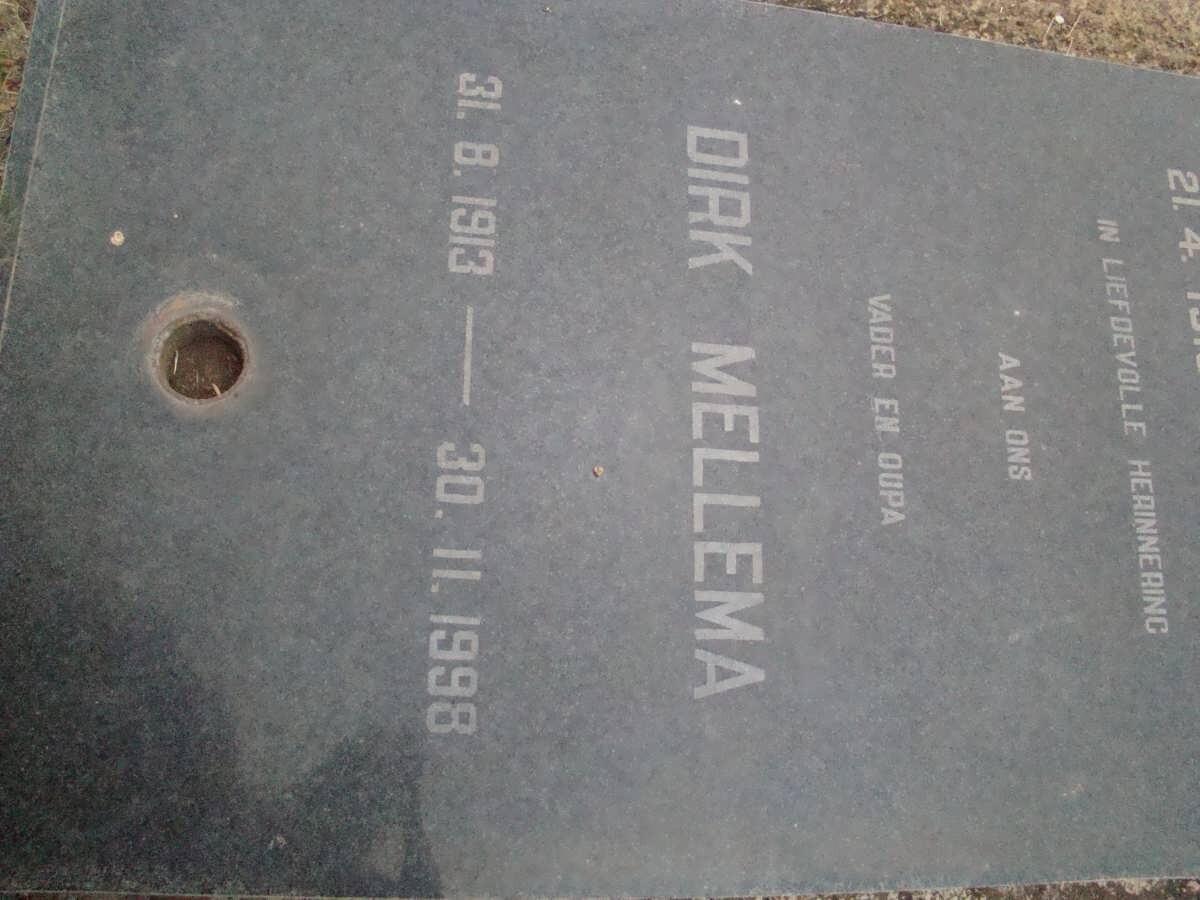 MELLEMA Dirk 1913-1998