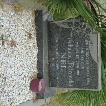 NEL Johanna Petronella 1908-1986