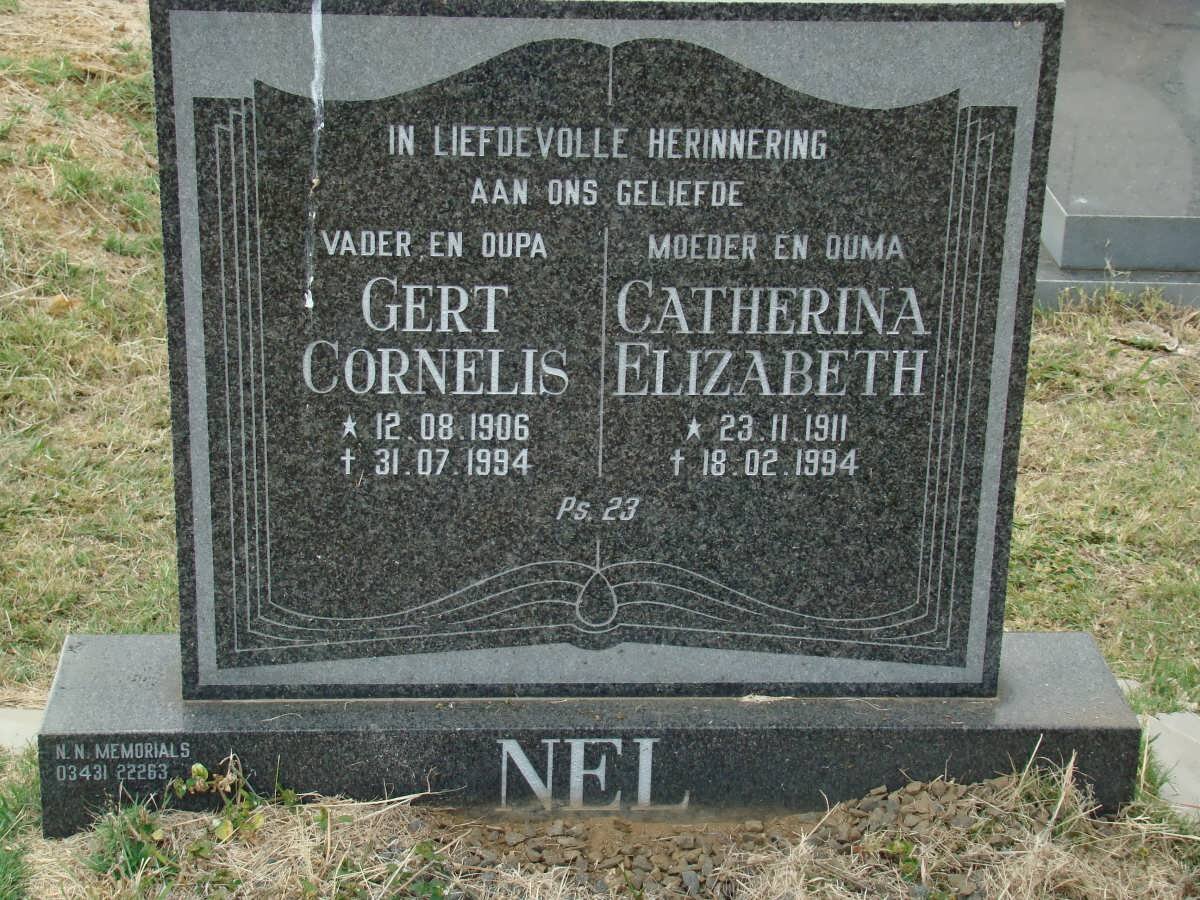 NEL Gert Cornelis 1906-1994 &amp; Catherina Elizabeth 1911-1994