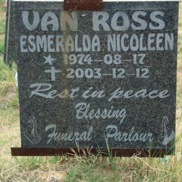 ROSS Esmeralda Nicoleen, van 1974-2003