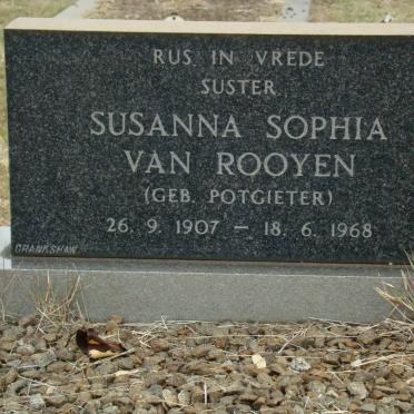 ROOYEN Susanna Sophia, van nee POTGIETER 1907-1968