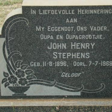 STEPHENS John Henry 1896-1968