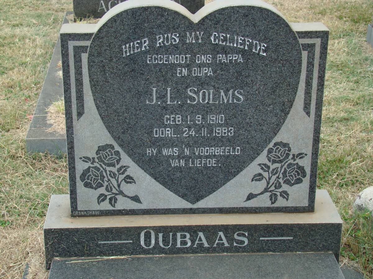 SOLMS J.L. 1910-1983