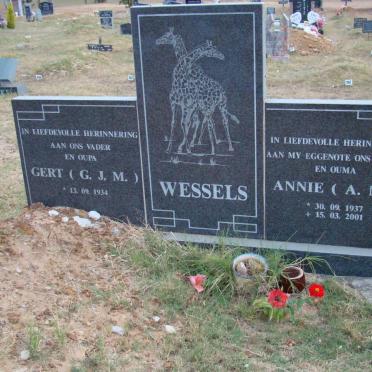 WESSELS G.J.M. 1934- &amp; A.M. 1937-2001