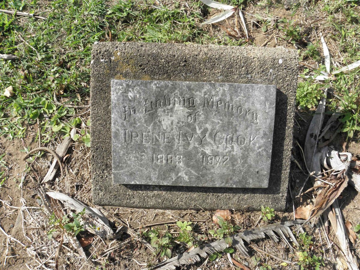 COOK Irene Ivy 1883-1972