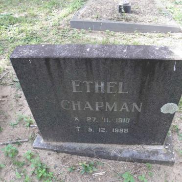 CHAPMAN Ethel 1910-1988