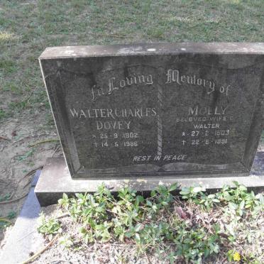 DOVEY Walter Charles 1902-1986 &amp; Molly 1903-1991