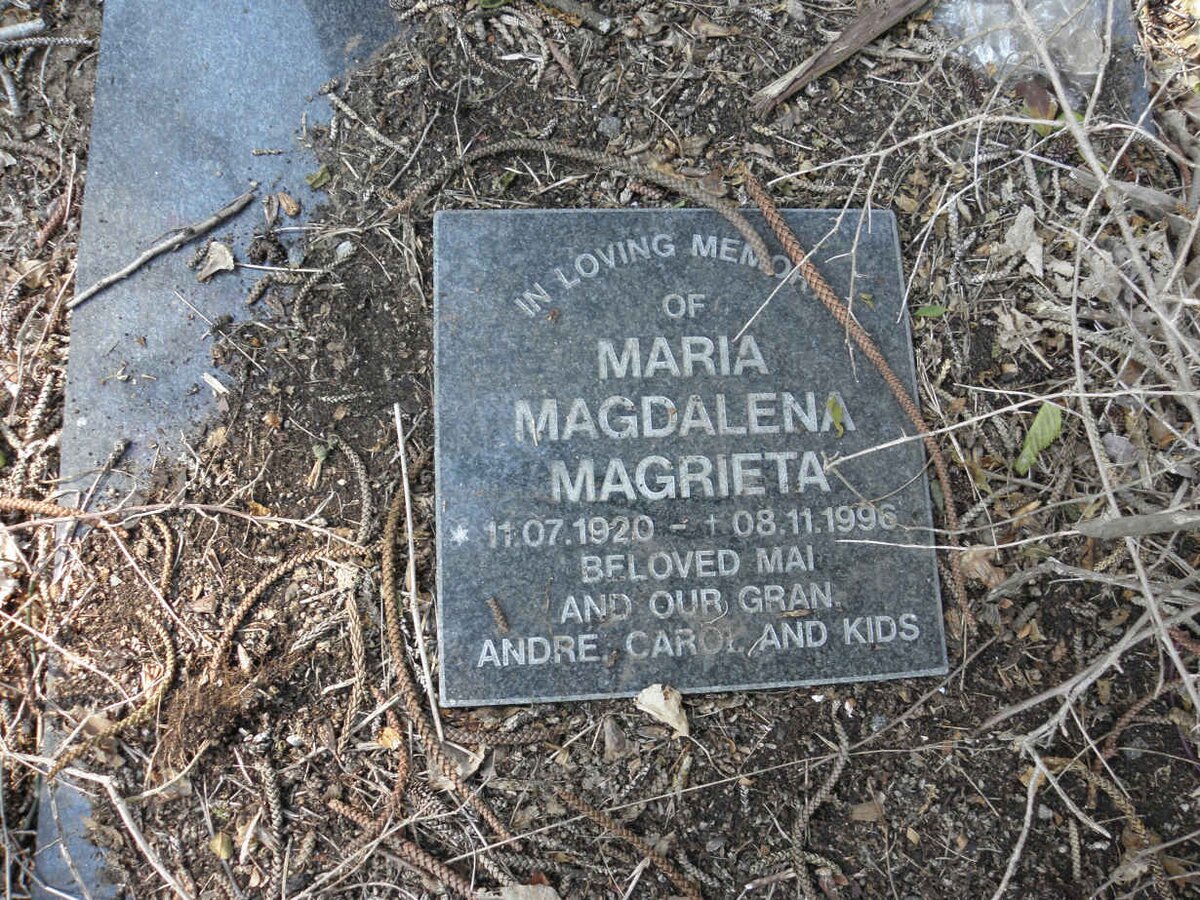 GLUTZ Maria Magdalena Magrieta 1920-1996