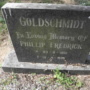 GOLDSCHMIDT Phillip Fredrick 1901-1989