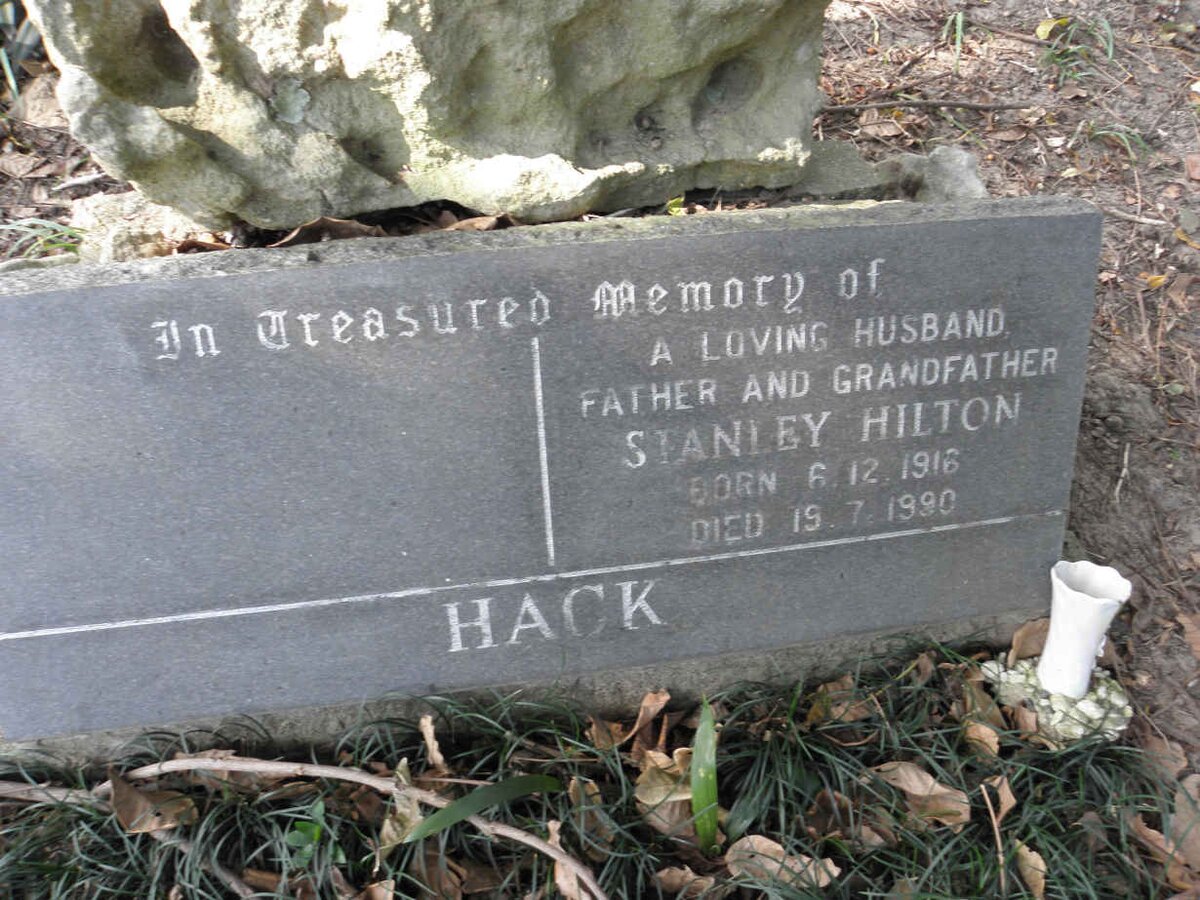 HACK Stanley Hilton 1916-1990