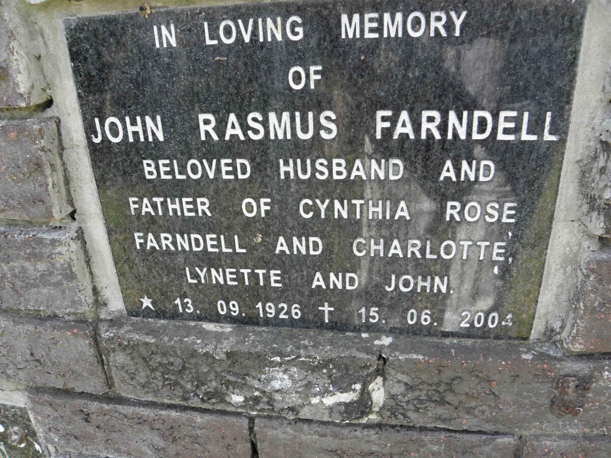 FARNDELL John Rasmus 1926-2004