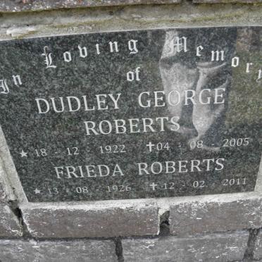 ROBERTS Dudley George 1922-2005 &amp; Frieda 1926-2011