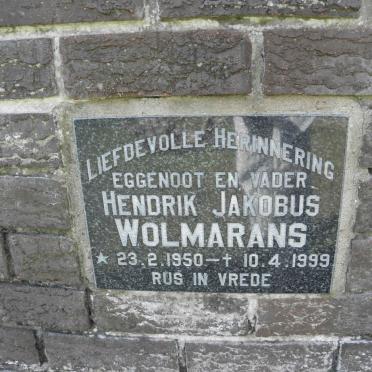 WOLMARANS Hendrik Jacobus 1950-1999
