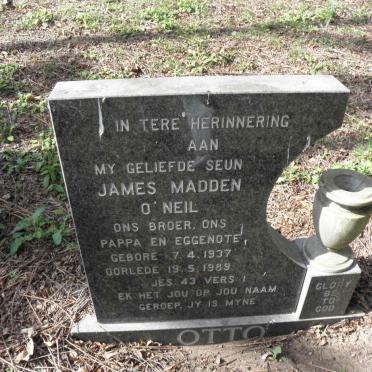 OTTO James Madden O'Neil 1937-1989
