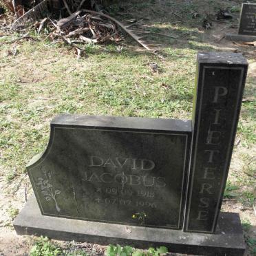 PIETERSE David Jacobus 1918-1996