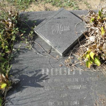 ROODT Maria 1906-1996