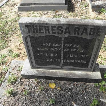 RABE Theresa 1912-1987