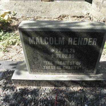 RENDER Malcolm 1924-1999