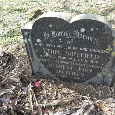 SHEFFIELD Herbert John 1901-1980 &amp; Ethel 1906-1978