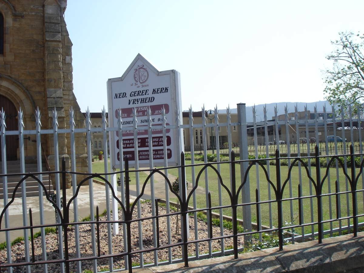 01. Overview / Oorsig - NG kerk Vryheid