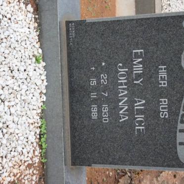 ABBOTT Emily Alice Johanna 1930-1981