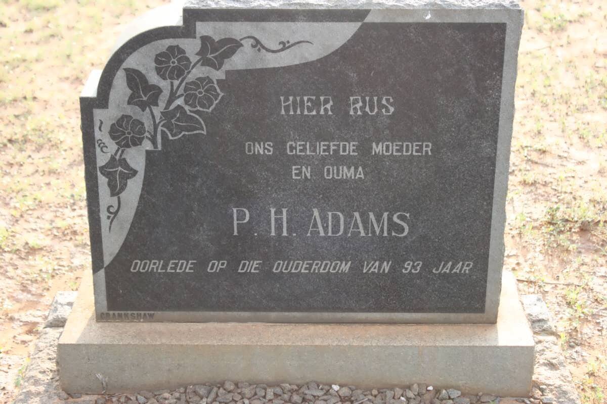ADAMS P.H.