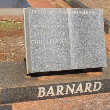 BARNARD Christian 193?-1976