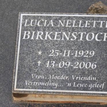 BIRKENSTOCK Lucia Nellette 1929-2006