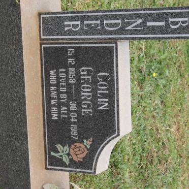 BINDER Colin George 1958-1997