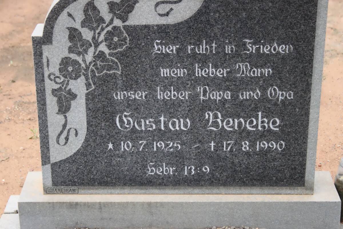 BENEKE Gustav 1925-1990