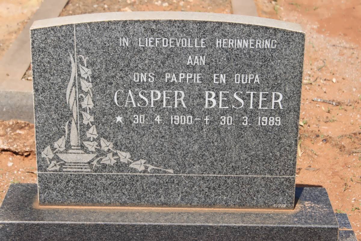 BESTER Casper 1900-1989
