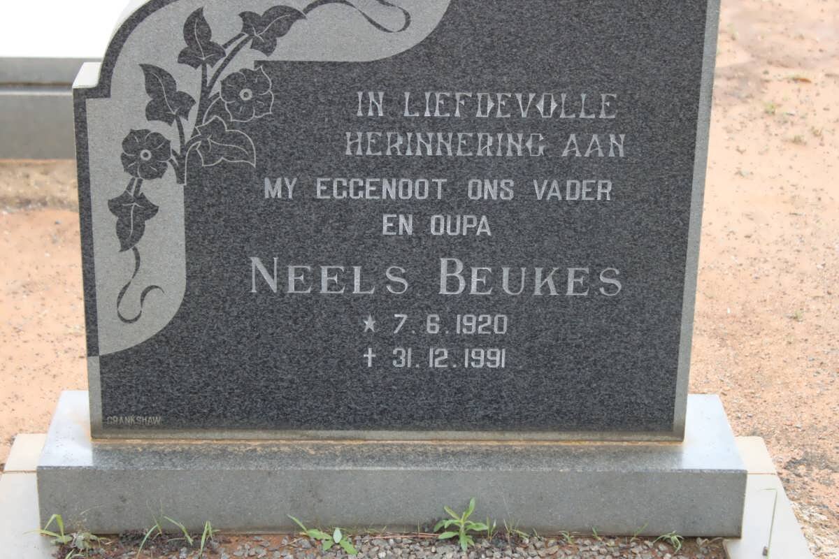 BEUKES Neels 1920-1991