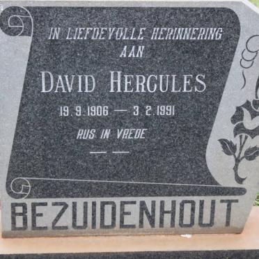 BEZUIDENHOUT David Hercules 1906-1991