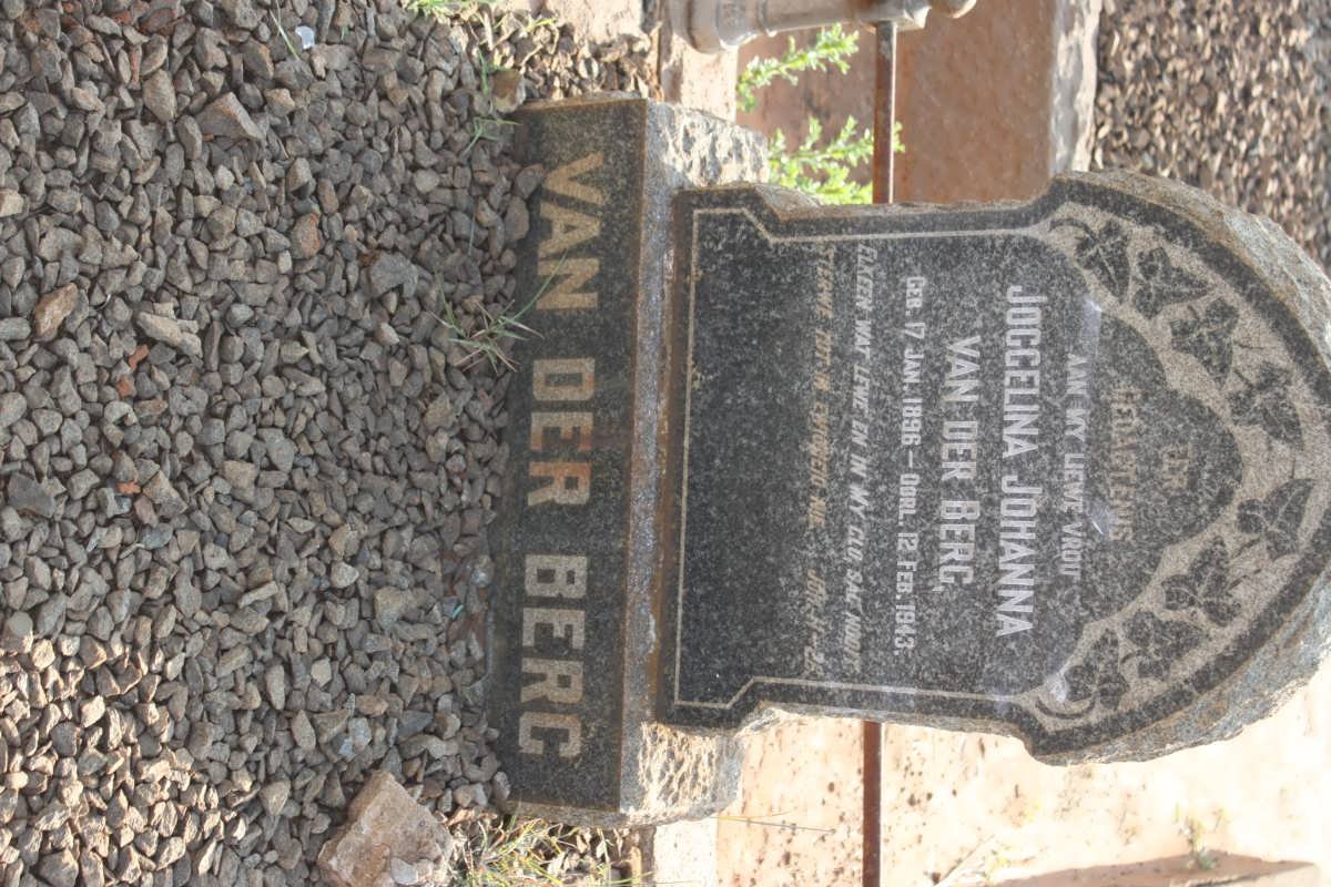 BERG Joggelina Johanna, van der 1896-1943