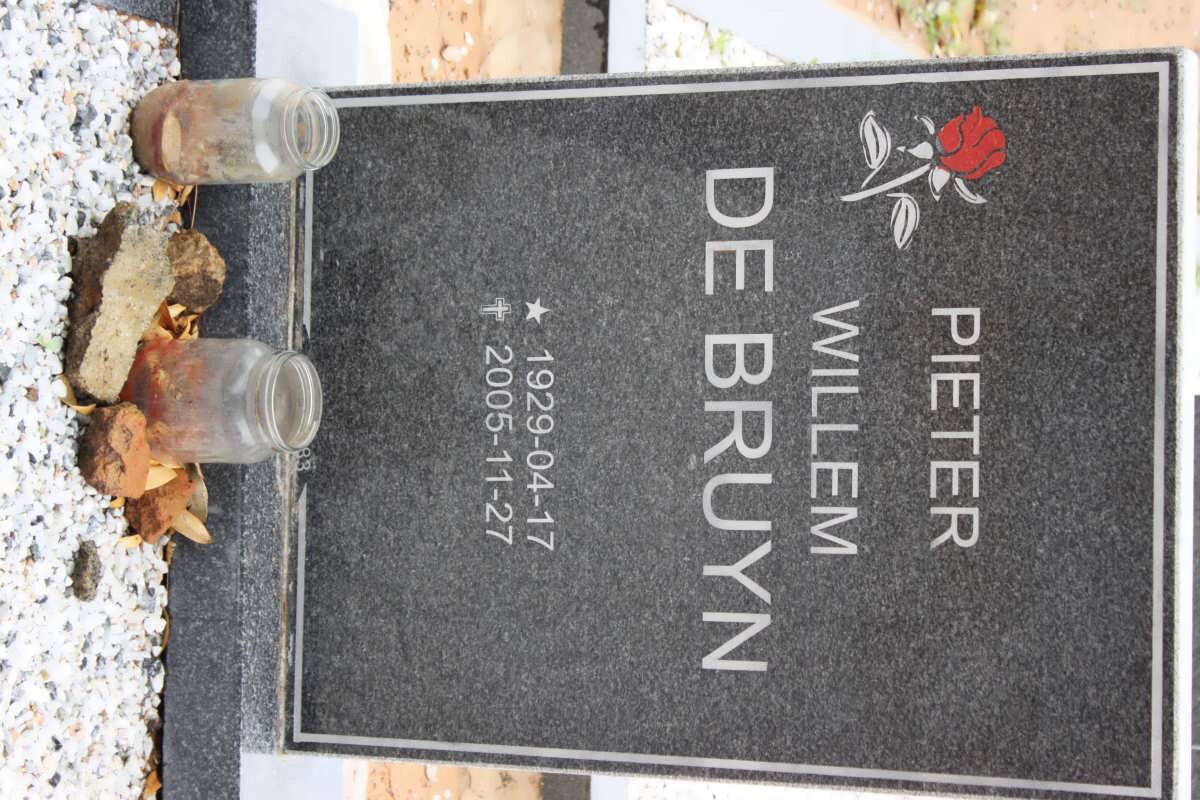 BRUYN Pieter Willem, de 1929-2005