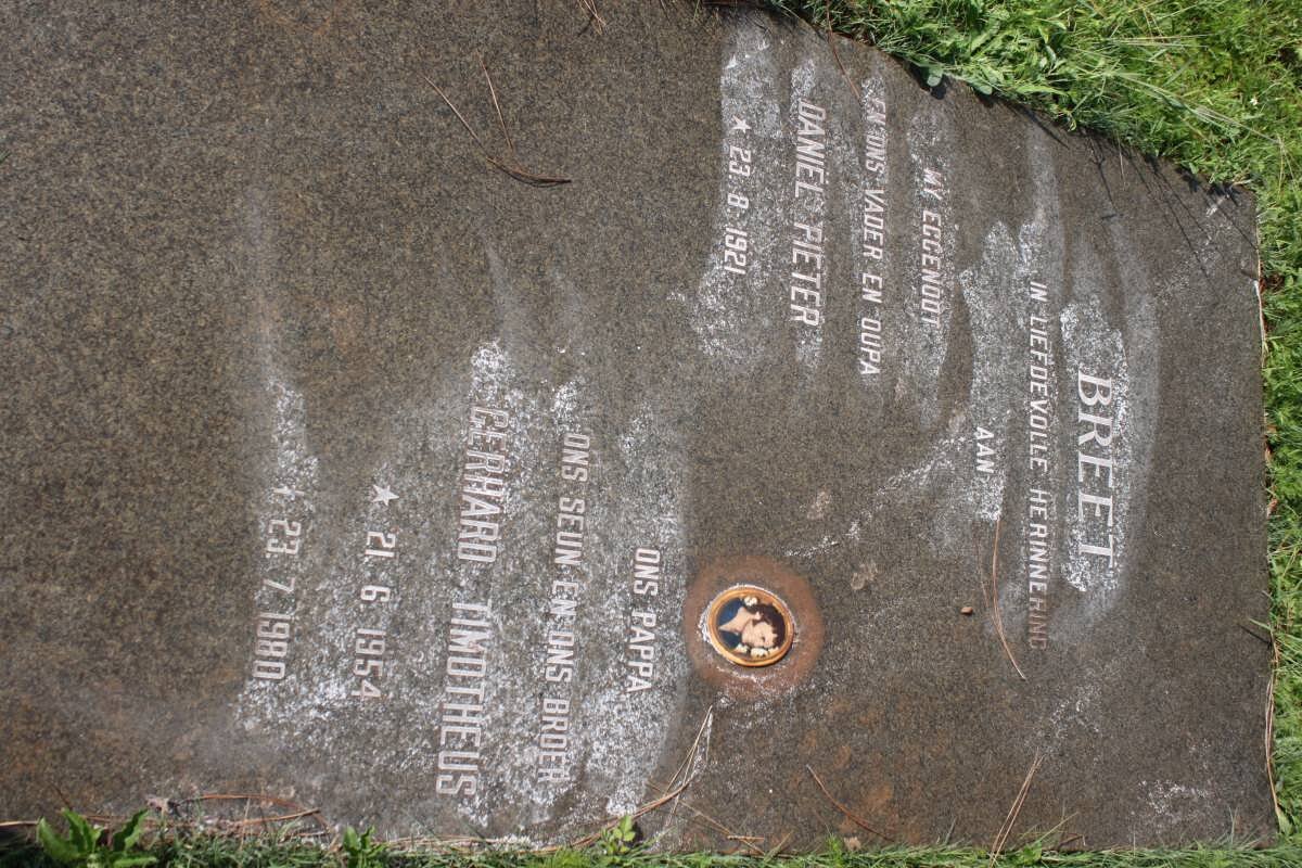 BREET Daniël Pieter 1921- :: BREET Gerhard Timotheus 1954-1980