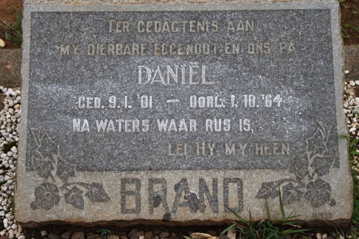 BRAND Daniël 1901-1964