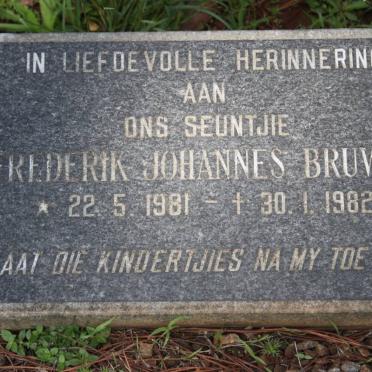 BRUWER Frederik Johannes 1981-1982