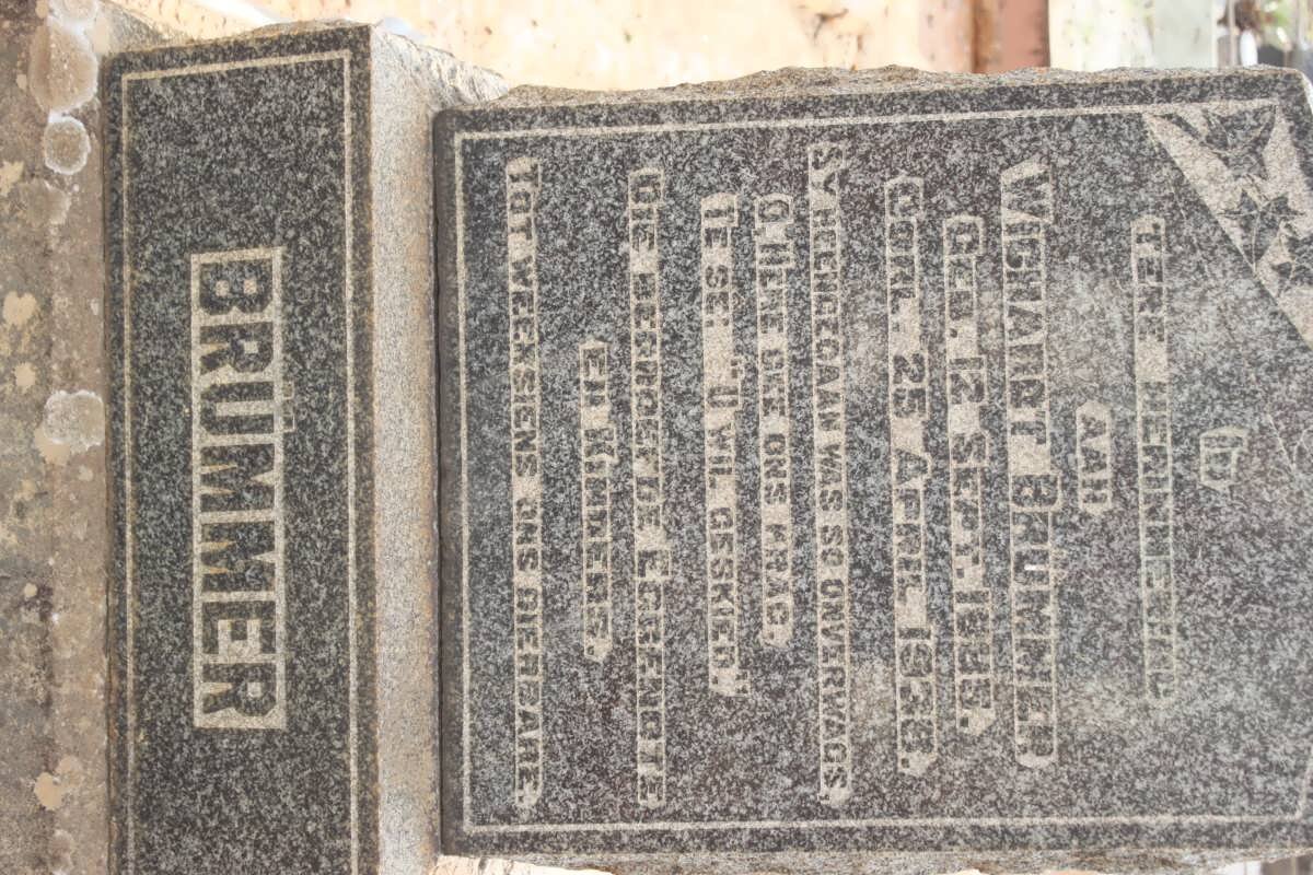 BRUMMER Wichardt 1885-1938