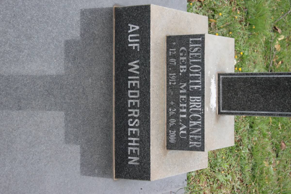 BRUCKNER Liselotte nee MEHLAU 1912-2000