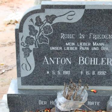 BUHLER Anton 1910-1992