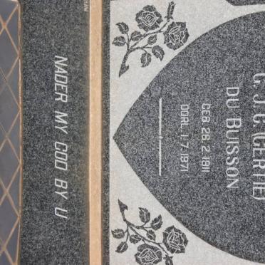 BUISSON G.J.C., du 1911-1971