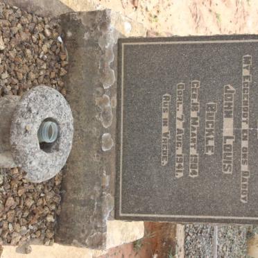 BUCKLE John Louis 1904-1941